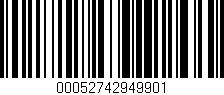 Código de barras (EAN, GTIN, SKU, ISBN): '00052742949901'