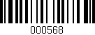 Código de barras (EAN, GTIN, SKU, ISBN): '000568'