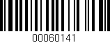 Código de barras (EAN, GTIN, SKU, ISBN): '00060141'