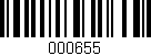 Código de barras (EAN, GTIN, SKU, ISBN): '000655'
