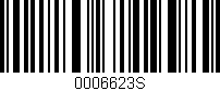 Código de barras (EAN, GTIN, SKU, ISBN): '0006623S'