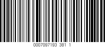 Código de barras (EAN, GTIN, SKU, ISBN): '0007097193_381_1'