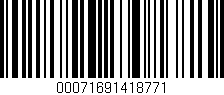 Código de barras (EAN, GTIN, SKU, ISBN): '00071691418771'