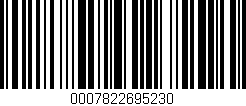 Código de barras (EAN, GTIN, SKU, ISBN): '0007822695230'