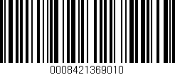 Código de barras (EAN, GTIN, SKU, ISBN): '0008421369010'