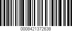 Código de barras (EAN, GTIN, SKU, ISBN): '0008421372638'
