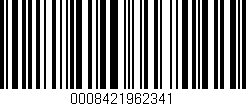 Código de barras (EAN, GTIN, SKU, ISBN): '0008421962341'