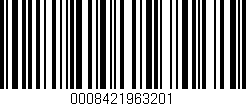 Código de barras (EAN, GTIN, SKU, ISBN): '0008421963201'