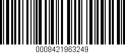 Código de barras (EAN, GTIN, SKU, ISBN): '0008421963249'