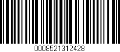 Código de barras (EAN, GTIN, SKU, ISBN): '0008521312428'