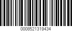 Código de barras (EAN, GTIN, SKU, ISBN): '0008521319434'