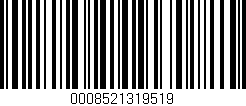 Código de barras (EAN, GTIN, SKU, ISBN): '0008521319519'