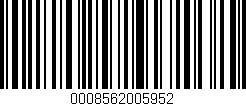 Código de barras (EAN, GTIN, SKU, ISBN): '0008562005952'