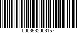 Código de barras (EAN, GTIN, SKU, ISBN): '0008562006157'