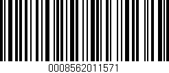 Código de barras (EAN, GTIN, SKU, ISBN): '0008562011571'