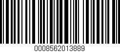 Código de barras (EAN, GTIN, SKU, ISBN): '0008562013889'