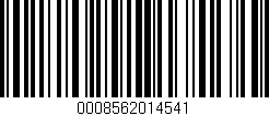 Código de barras (EAN, GTIN, SKU, ISBN): '0008562014541'