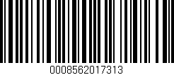Código de barras (EAN, GTIN, SKU, ISBN): '0008562017313'