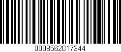 Código de barras (EAN, GTIN, SKU, ISBN): '0008562017344'