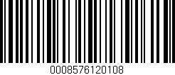 Código de barras (EAN, GTIN, SKU, ISBN): '0008576120108'
