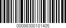 Código de barras (EAN, GTIN, SKU, ISBN): '00088300101405'
