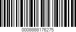 Código de barras (EAN, GTIN, SKU, ISBN): '0008888176275'