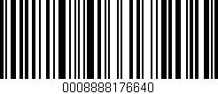 Código de barras (EAN, GTIN, SKU, ISBN): '0008888176640'