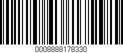 Código de barras (EAN, GTIN, SKU, ISBN): '0008888178330'