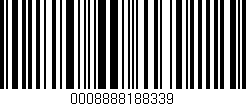 Código de barras (EAN, GTIN, SKU, ISBN): '0008888188339'