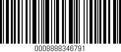 Código de barras (EAN, GTIN, SKU, ISBN): '0008888346791'