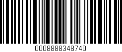 Código de barras (EAN, GTIN, SKU, ISBN): '0008888348740'