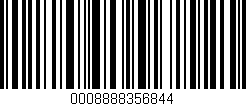 Código de barras (EAN, GTIN, SKU, ISBN): '0008888356844'