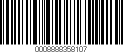 Código de barras (EAN, GTIN, SKU, ISBN): '0008888358107'