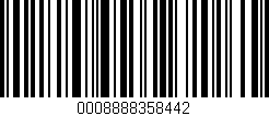 Código de barras (EAN, GTIN, SKU, ISBN): '0008888358442'