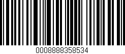 Código de barras (EAN, GTIN, SKU, ISBN): '0008888358534'