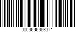 Código de barras (EAN, GTIN, SKU, ISBN): '0008888386971'