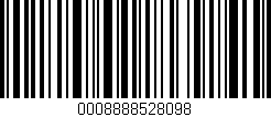 Código de barras (EAN, GTIN, SKU, ISBN): '0008888528098'