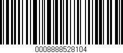 Código de barras (EAN, GTIN, SKU, ISBN): '0008888528104'