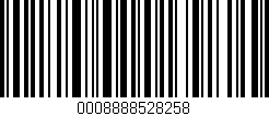 Código de barras (EAN, GTIN, SKU, ISBN): '0008888528258'