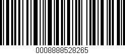 Código de barras (EAN, GTIN, SKU, ISBN): '0008888528265'