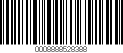 Código de barras (EAN, GTIN, SKU, ISBN): '0008888528388'