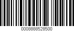 Código de barras (EAN, GTIN, SKU, ISBN): '0008888528500'