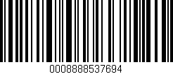 Código de barras (EAN, GTIN, SKU, ISBN): '0008888537694'