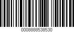 Código de barras (EAN, GTIN, SKU, ISBN): '0008888538530'