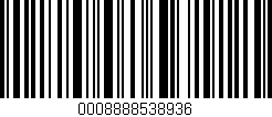 Código de barras (EAN, GTIN, SKU, ISBN): '0008888538936'