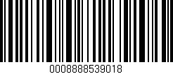 Código de barras (EAN, GTIN, SKU, ISBN): '0008888539018'