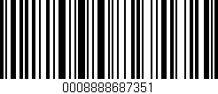 Código de barras (EAN, GTIN, SKU, ISBN): '0008888687351'
