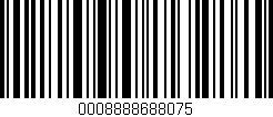 Código de barras (EAN, GTIN, SKU, ISBN): '0008888688075'