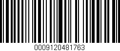 Código de barras (EAN, GTIN, SKU, ISBN): '0009120481763'