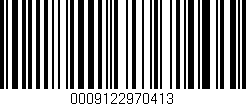 Código de barras (EAN, GTIN, SKU, ISBN): '0009122970413'